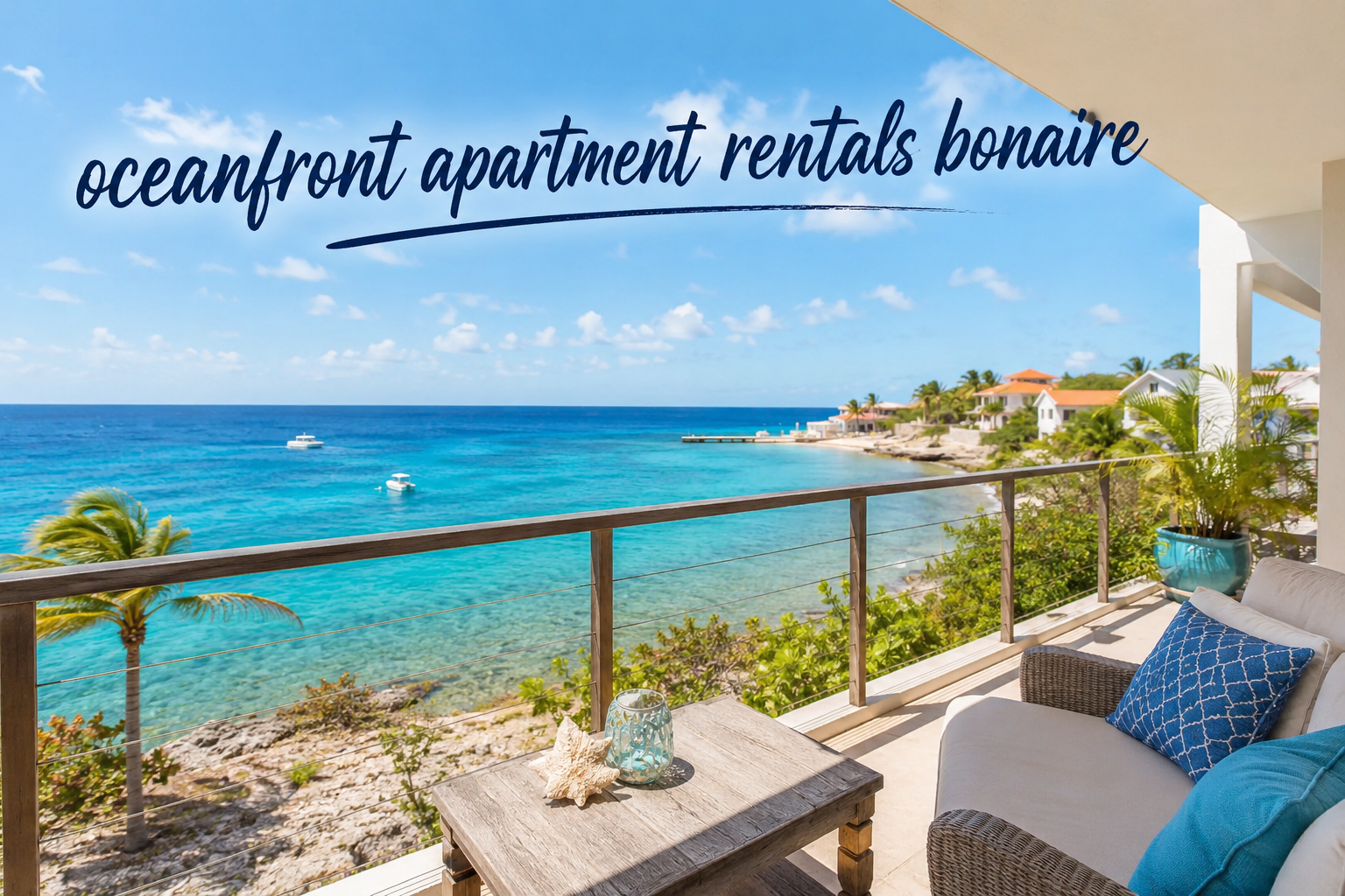 Oceanfront Apartment Rentals Bonaire | Luxury Sea Views